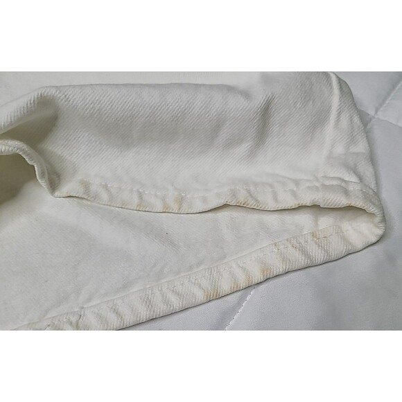 Levi's 560 Orange Tab Size 38 Shorts Vintage 90s Denim Jean USA Raw White Denim‎ - Picture 15 of 16